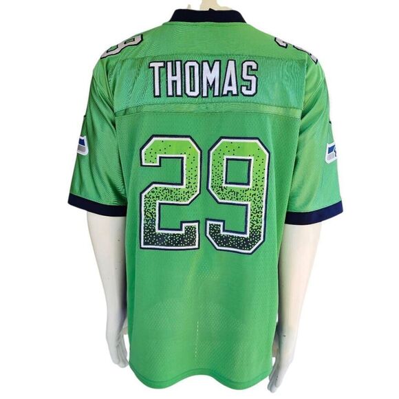 Nike NFL On Field Seattle Seahawks Earl Thomas #29 Jersey Men’s 48 Green Blue - Picture 3 of 14